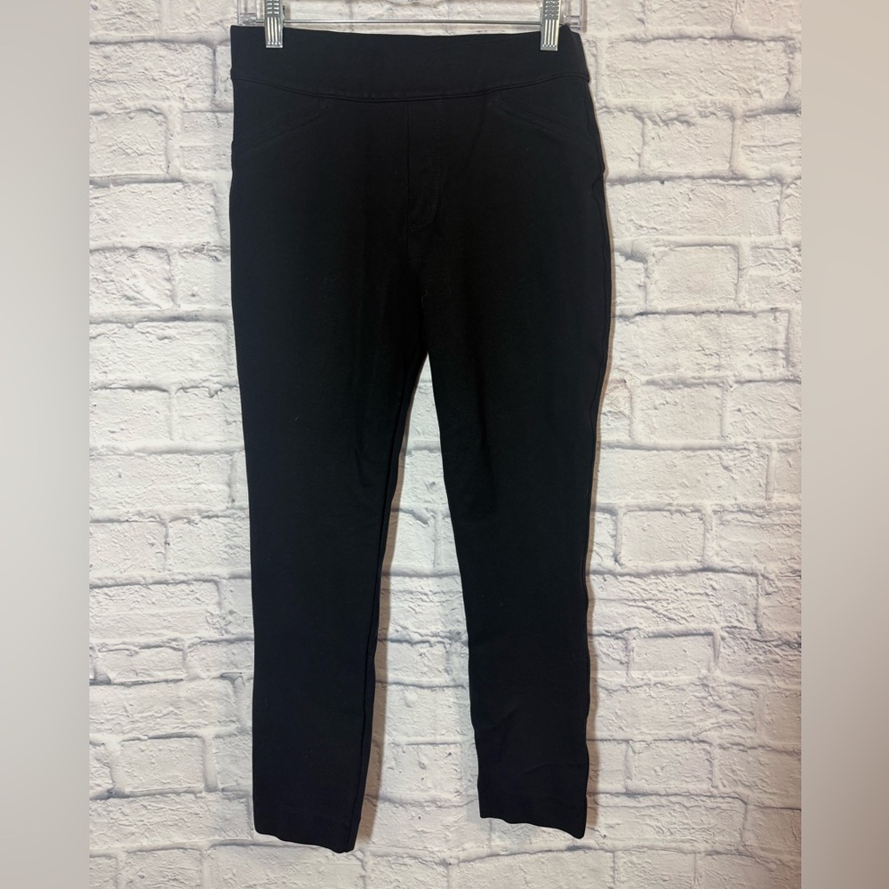 Spanx Perfectly Black Pant-Back Seam Skinny Pant, Med